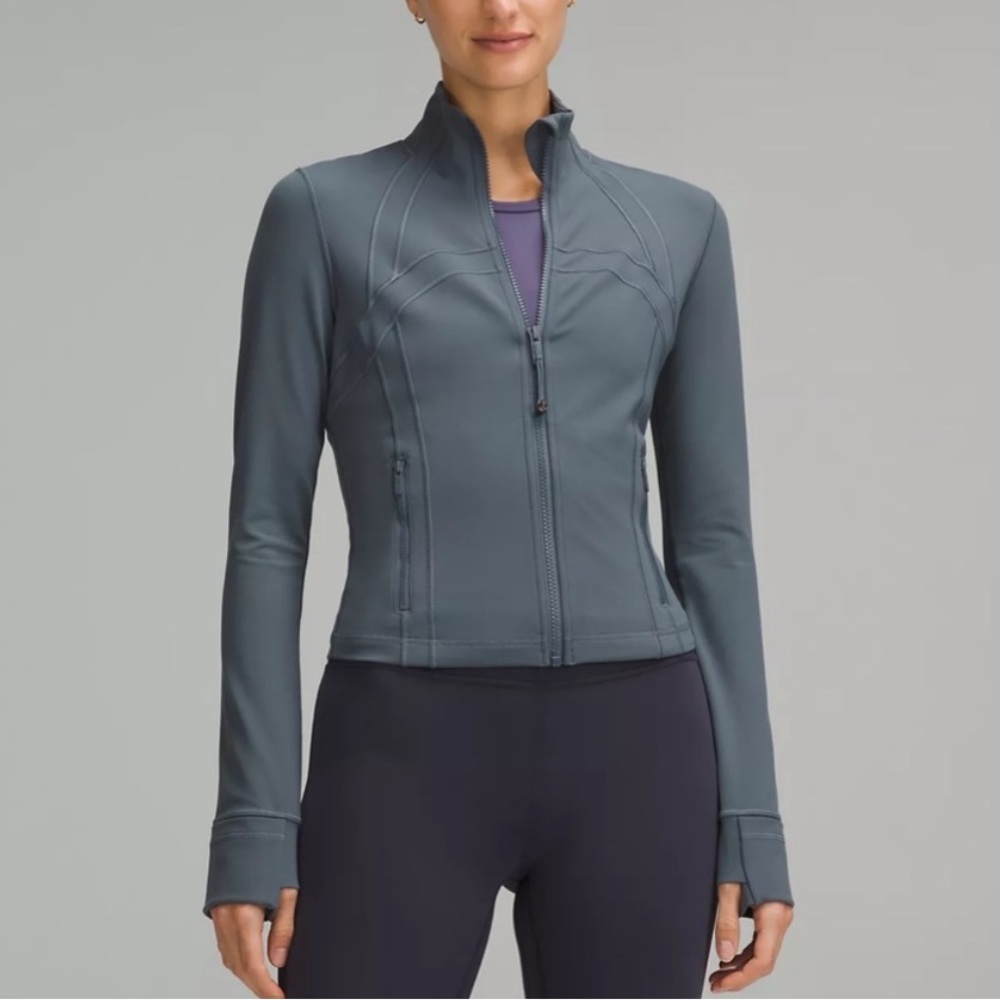 SOLD Lululemon Cropped Define Jacket in Oil Gray